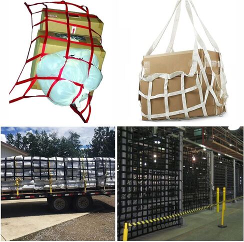 Custom Netting,Playground Rope Cargo Net Climbing Rope Ladder for Treehouse Obstacle Course Accessories Outdoor Play Webbing Kids Hammock Climbing Wall Swinging Bridge Fence,Heavy Duty in Kuwait