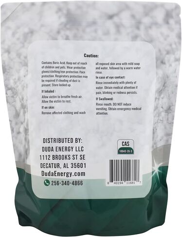 Duda Energy - borp5f borp5 Fine Powder Boric Acid H3BO3 99, 5 lb. in Kuwait