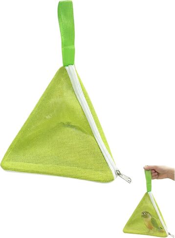 Parrot Triangle Portable Mesh Parrot Bag with Zipper,Hanger, 0.6×0.9Ft in Kuwait