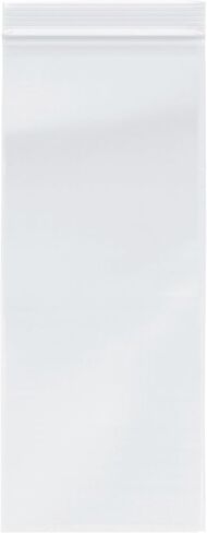 Plymor Zipper Reclosable Plastic Bags, 2 Mil, 5" x 12" (Pack of 100) in Kuwait