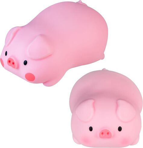 ORB Easy Sqweezy Snugglies Jumbo Squishy Pig - Stretch, Squeeze, Snuggle This Big, Fun, Slow Rising and Extra Soft Toy Pet Pig for Stress Relief - Stretchy and Squishy Fidget Toy for Kids and Adults in Kuwait