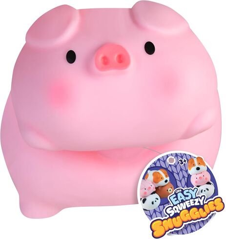 ORB Easy Sqweezy Snugglies Jumbo Squishy Pig - Stretch, Squeeze, Snuggle This Big, Fun, Slow Rising and Extra Soft Toy Pet Pig for Stress Relief - Stretchy and Squishy Fidget Toy for Kids and Adults in Kuwait