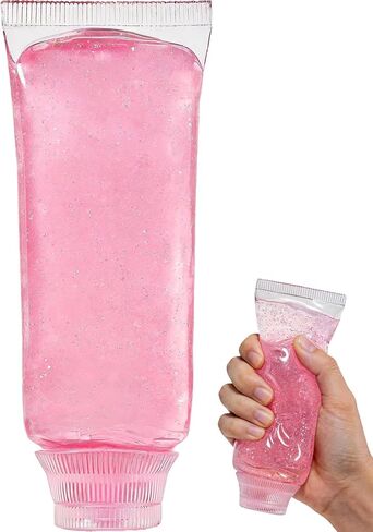 Toothpaste Squishy Toy,Clear Jam Bottle Squishy Toy,Toothpaste Shaped Squishy,Cute Toothpaste Slow Rising Fidget Sensory Toys for Stress Anxiety Relief,Soft Desk Squeeze Toy Birthday Gifts for Adults in Kuwait