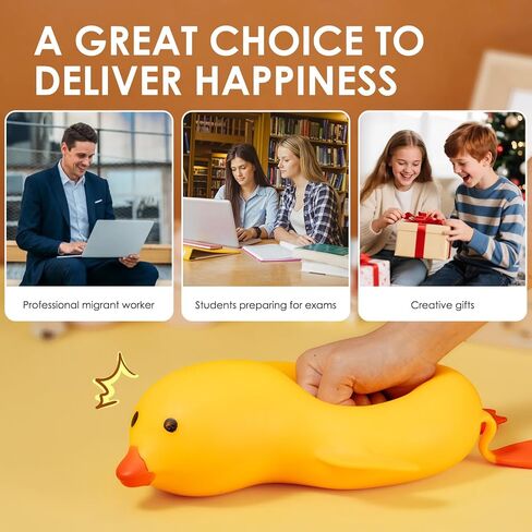 Jumbo Duck Squishy Toy, Giant Realistic Duck Squishy, Super Soft Slow Rising Moldable Stress Ball, Sensory Fidget Toy for Anxiety Relief, Party Favor for Kids & Adults, Stress Relief Desk Toy in Kuwait