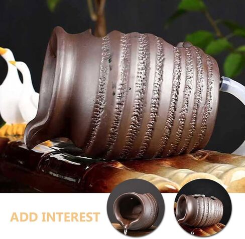 Ceramic Fountain Jar Waterfall Decor for Fish Tanks and Zen Gardens in Kuwait