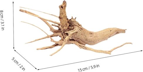 UKCOCO 6pcs Driftwood Pieces for Aquarium Aquascaping, 4-6" in Kuwait