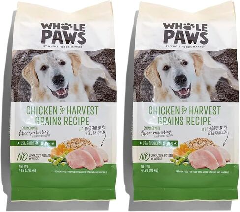 Whole Paws, Whole Paws, Dog Grain Free Salmon & Peas Recipe, 64 Ounce in Kuwait