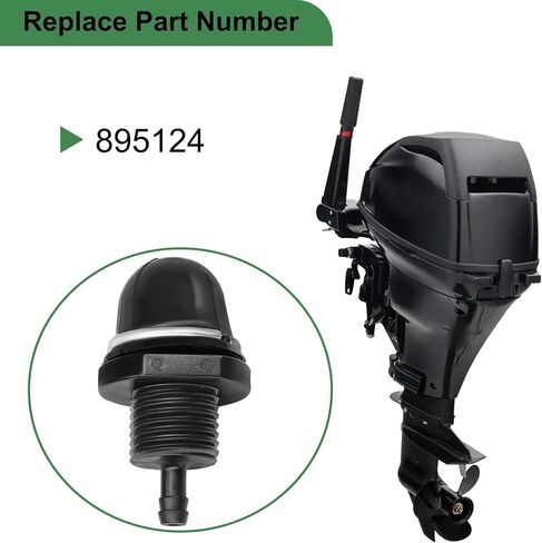 895124 Fuel Pump Priming Compatible With Mercury 8HP 9.9HP 10HP 15HP 20HP Carb 4 Stroke 2005-2008 in Saudi Arabia