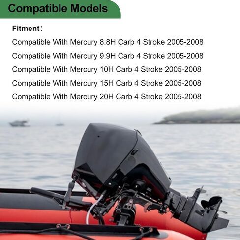895124 Fuel Pump Priming Compatible With Mercury 8HP 9.9HP 10HP 15HP 20HP Carb 4 Stroke 2005-2008 in Saudi Arabia