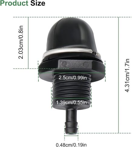 895124 Fuel Pump Priming Compatible With Mercury 8HP 9.9HP 10HP 15HP 20HP Carb 4 Stroke 2005-2008 in Saudi Arabia