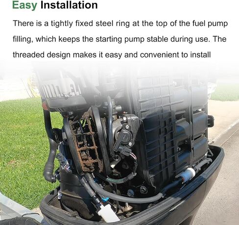 895124 Fuel Pump Priming Compatible With Mercury 8HP 9.9HP 10HP 15HP 20HP Carb 4 Stroke 2005-2008 in Saudi Arabia