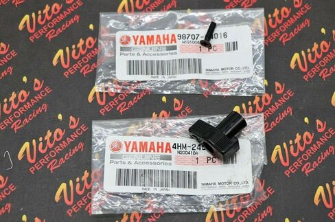Vito's Performance NEW OEM Factory Compatible with Yamaha YFZ450 Fuel Gas Tank PETCOCK KNOB + Screw 2004-2009 in Kuwait
