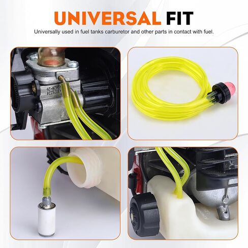 Hipa Gas Fuel Line Hose Tubing for Small Engine Weedeater 4 Size 4 ft. Each in Kuwait