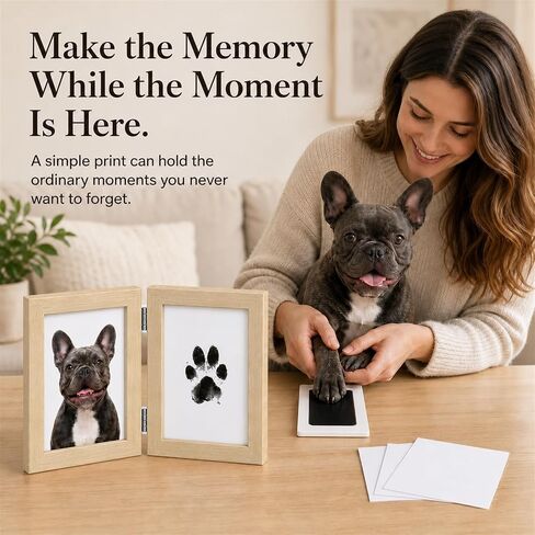 Inkless Paw Print Kit for Dogs & Cats, Pet Keepsake Gift Set in Saudi Arabia