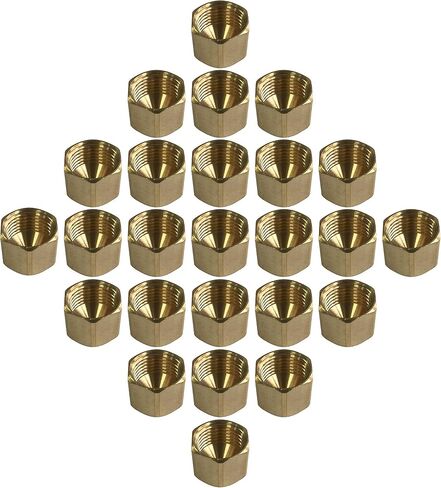 SAE 45 Degree Flared Fittings, Cap Nut (1/4" Female, Pack of 5) in Kuwait