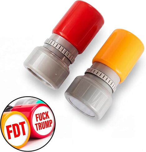 Fuck Trump Stamp, Self-Inking FDT Stamps, Anti Trump Merchandise, 2 Pack in Kuwait