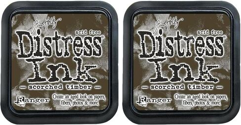 Tim Holtz Ranger Distress Ink Pad-Scorched Timber, 3 x 3 inch in Saudi Arabia