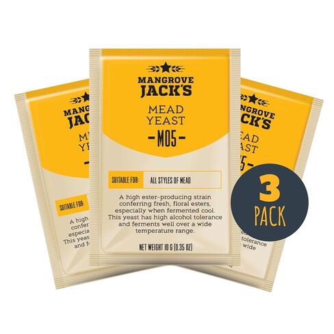 3X Mangrove Jack’s Craft Series Mead Yeast M05 (10g) in Kuwait