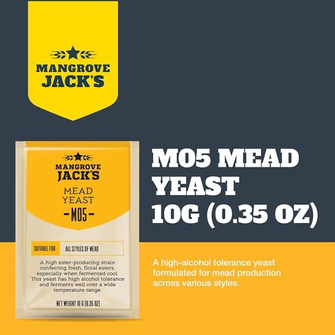 3X Mangrove Jack’s Craft Series Mead Yeast M05 (10g) in Kuwait