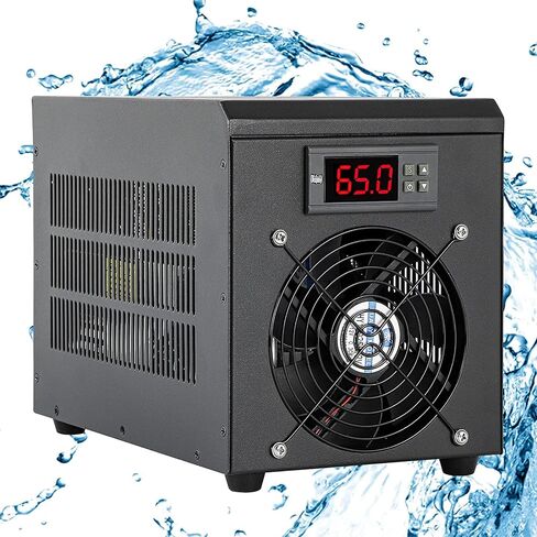 Poafamx 16Gal Aquarium Chiller, Small Water Chiller with Electronic Cooling in Kuwait