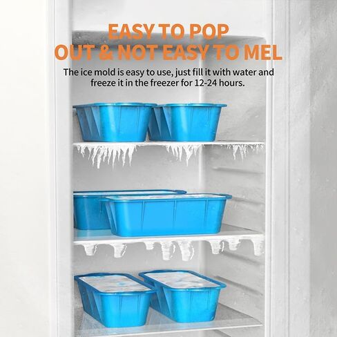 Extra Large Ice Block Mold for Ice Bath Water Chiller in Kuwait