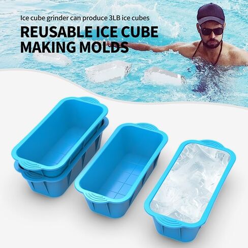 Extra Large Ice Block Mold for Ice Bath Water Chiller in Kuwait