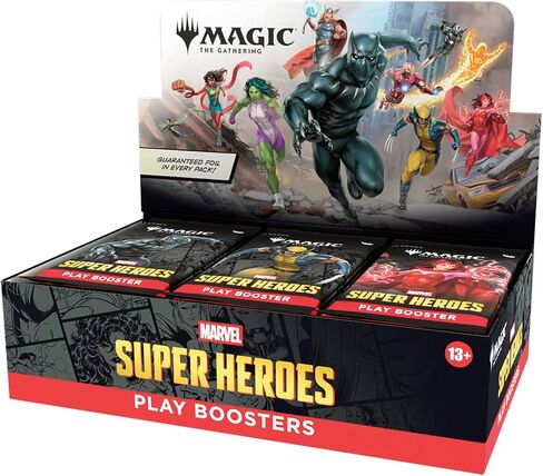 Magic: The Gathering | Marvel Super Heroes Play Booster Box | 30 Packs | Collectible Trading Card Game in Kuwait