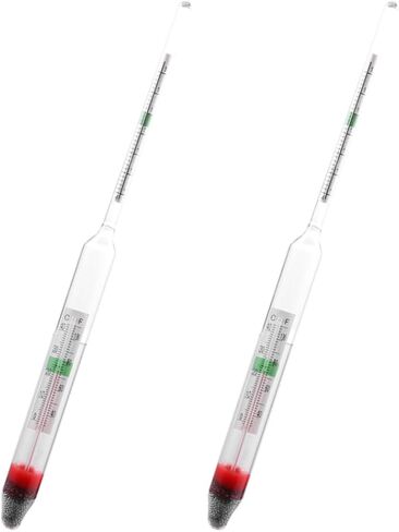 2pcs Fish Tank Hydrometer Glass Floating Areometer in Kuwait