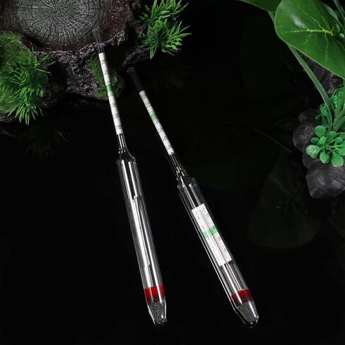 2pcs Fish Tank Hydrometer Glass Floating Areometer in Kuwait
