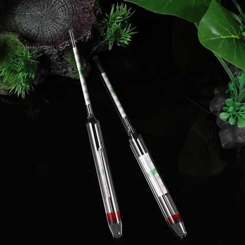 2pcs Fish Tank Hydrometer Glass Floating Areometer in Kuwait