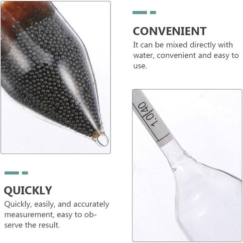 2pcs Glass Salinity Hydrometer for Aquarium, Specific Gravity Tester in Kuwait