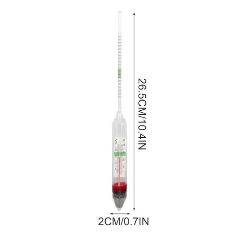 Glass Aquarium Salinity Hydrometer for Saltwater Testing with Thermometer in Kuwait