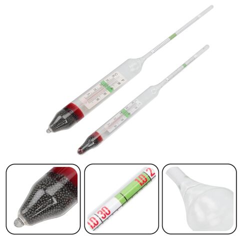 Glass Aquarium Salinity Hydrometer for Saltwater Testing with Thermometer in Kuwait