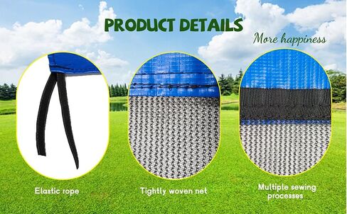 Trampoline Safe Slide for Kids, Universal Hook Design, UV-Resistant Steel & Fabric with Shoe Storage Pocket, Universal Trampoline Accessories in Kuwait