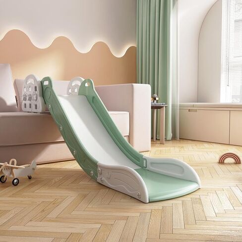 4-in-1 Slide and Swing Set for Kids Baby Slide Indoor & Outdoor Toddler Slide for Boys & Girls Gift in Kuwait