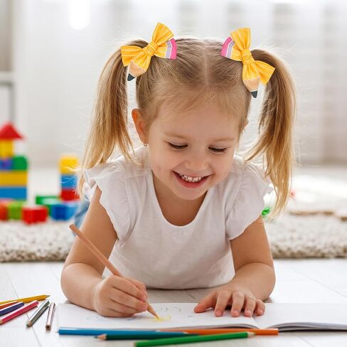 3Pcs Back to School Pencil Hair Bow Clips Headband Accessories for Girls in Kuwait