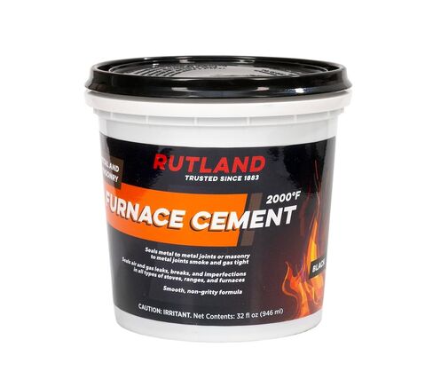 Rutland Products Black, 32 fl oz Furnace Cement in Kuwait