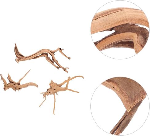 VICASKY 3pcs Natural Spider Wood Driftwood and Reptile Enclosures in Saudi Arabia