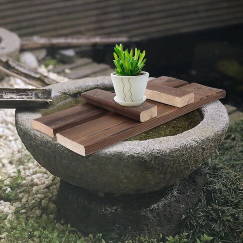 4pcs Vintage Fish Tank Water Flow Board Rustic Aquarium Decor Accent in Kuwait