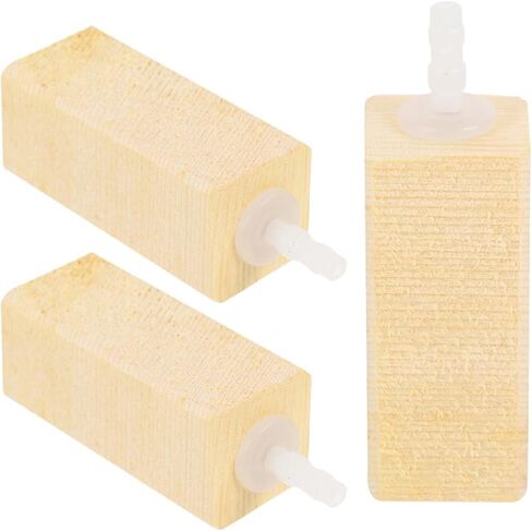 VANZACK 3pcs Bubble Diffuser Wood Air Stone for Protein Skimmer in Kuwait