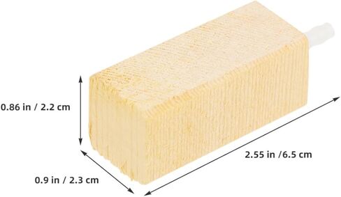 VANZACK 3pcs Bubble Diffuser Wood Air Stone for Protein Skimmer in Kuwait