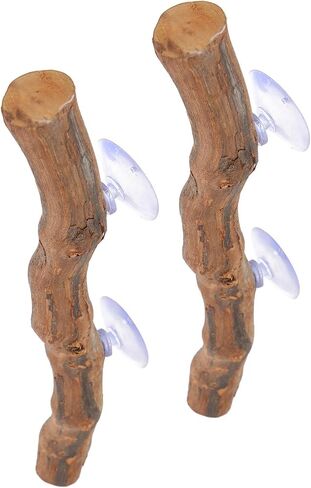 2pcs Reptile Tank Decoration Wood Branch Lizard Perch in Kuwait