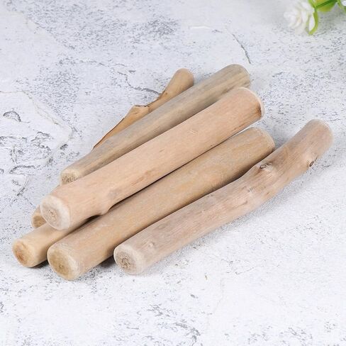 16 Pcs DIY Aquarium Wood Blocks, Natural Beige in Kuwait