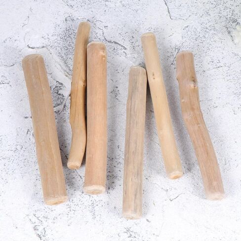 16 Pcs DIY Aquarium Wood Blocks, Natural Beige in Kuwait