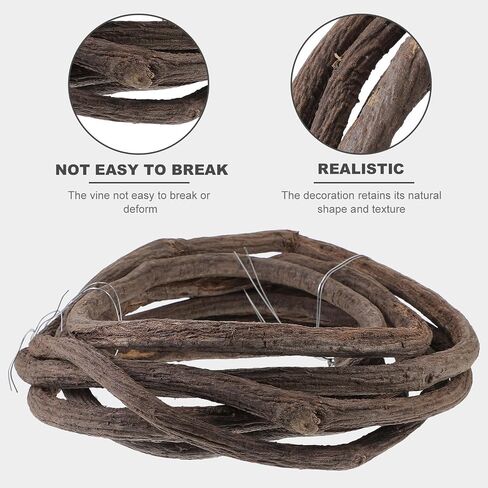 Bendable Reptile Vine Wood Branch Decor for Wreath Making and Backdrops in Kuwait