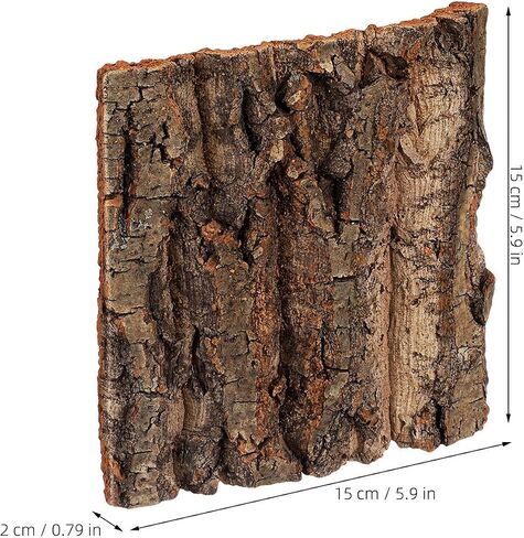 HOMSFOU 6pcs Cork Bark Terrarium Background for Reptile Tank in Kuwait