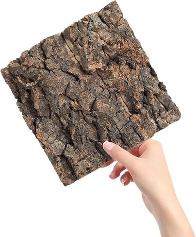 HOMSFOU 6pcs Cork Bark Terrarium Background for Reptile Tank in Kuwait