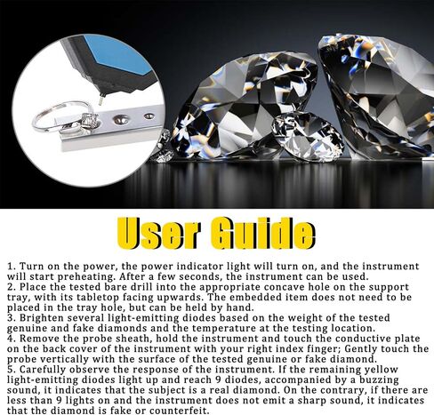 Diamond Selector III, Portable Jewelry Tester with LED and Sound Alert in Saudi Arabia