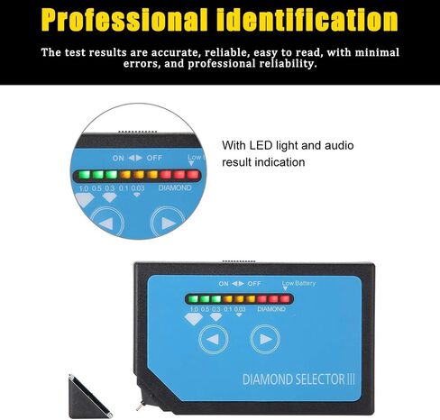 Diamond Selector III, Portable Jewelry Tester with LED and Sound Alert in Saudi Arabia