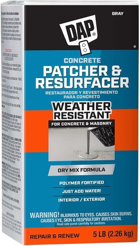 Patch and Resurfacer, 5 lb., Pack, Gray in Saudi Arabia